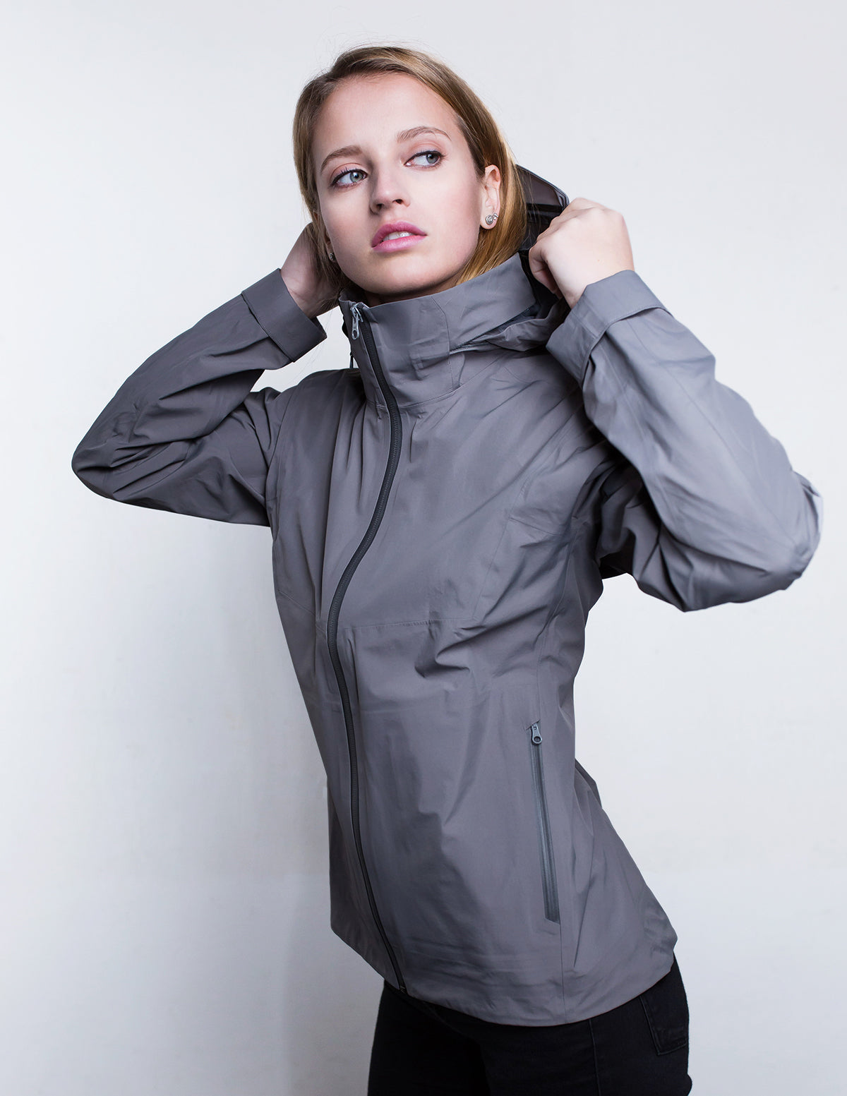 Buy Women's Waterproof Commuter Jacket In Navy Blue - Waterproof